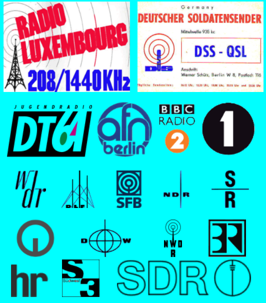 Die Logos verschiedener Rundfunksender im Screenshot der Seite rias1.de.